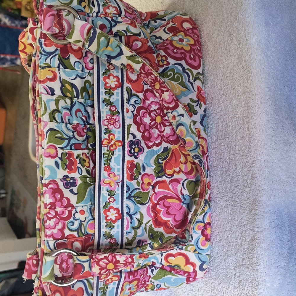 Vera Bradley shoulder bag retired print hope garden print